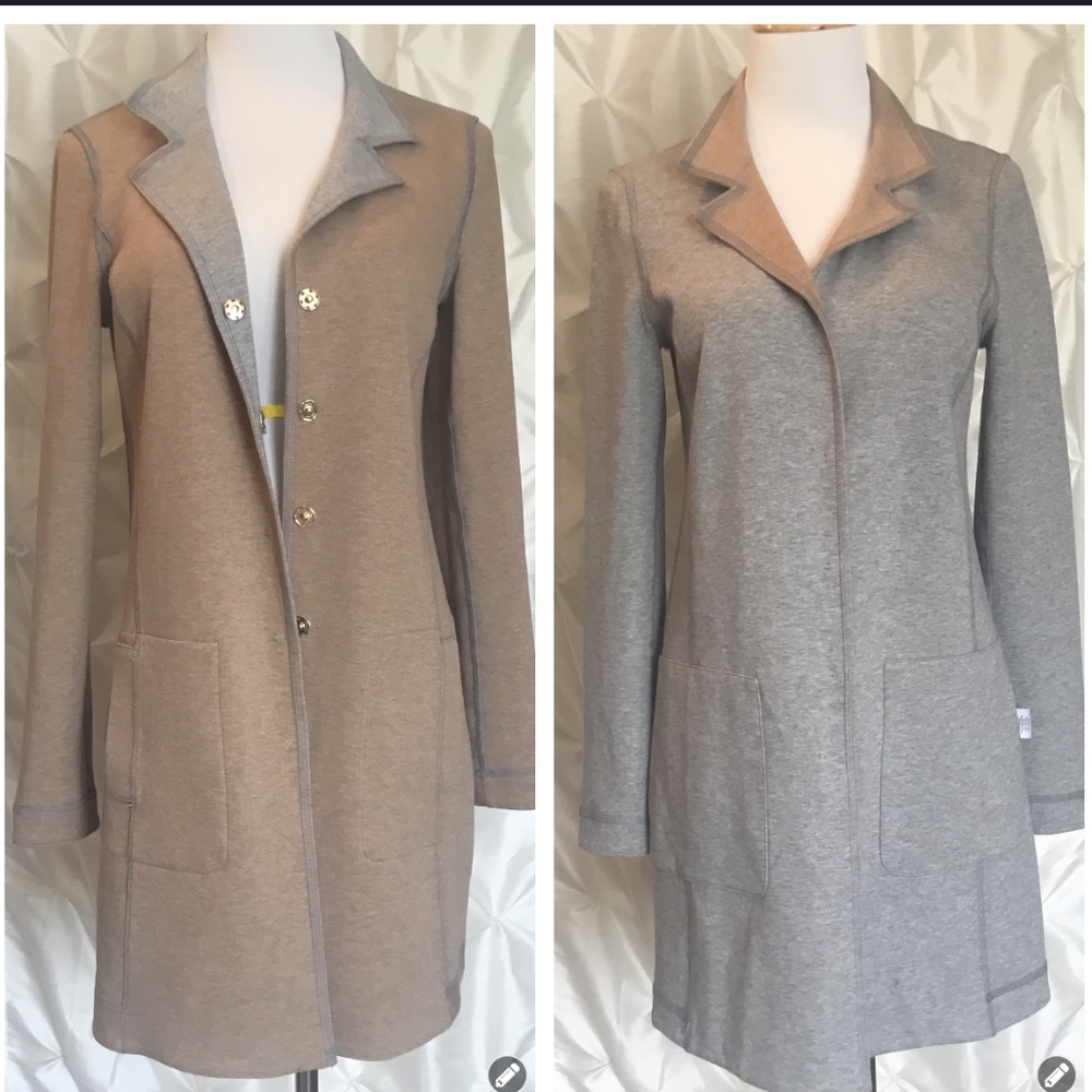 WORTH Ultra Soft Reversible Peacoat